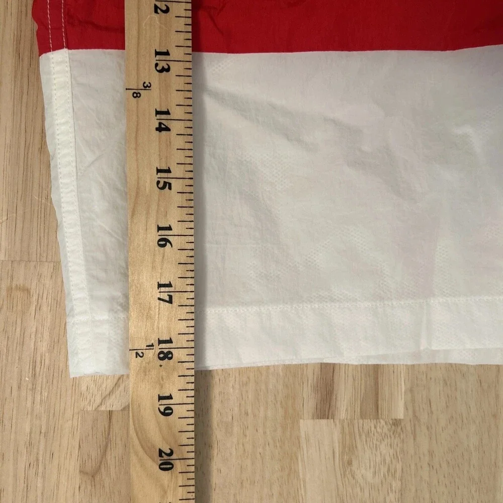 New Champion Swim Shorts Men Large Red White Blue 8